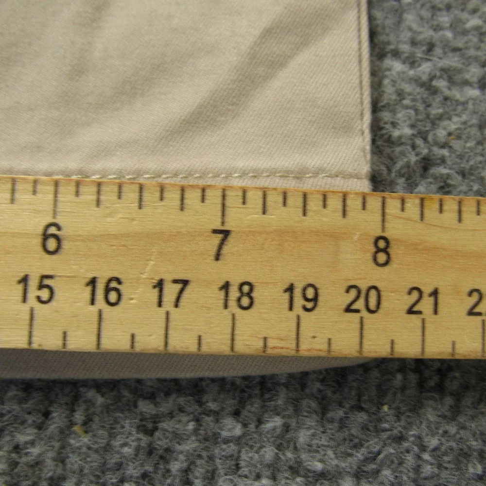 Banana Republic‎ Pants Mens 34x34 Khaki Aiden Chino Slim Fit Flat Front Cotton